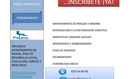 img/b/R29vZ2xl/AVvXsEgJDk0cvogJ7jXNGZvb5pGNwYk5sZHsKx67XXsiDiufJH1vl0JYnectmfSc8640QXifHUoTvyaD-98K_3UpRki5oAVUecJxXHy26ihwbdlqXaG_3FnU7hND1Av8Gy-sPCC2iSV6KKtznNI/s640/P_C3_A1jara_abre__inscripci_C3_B3n_para_cursos_con_descuentos_para_desempleados_de_mayo_y_junio_2017.jpg